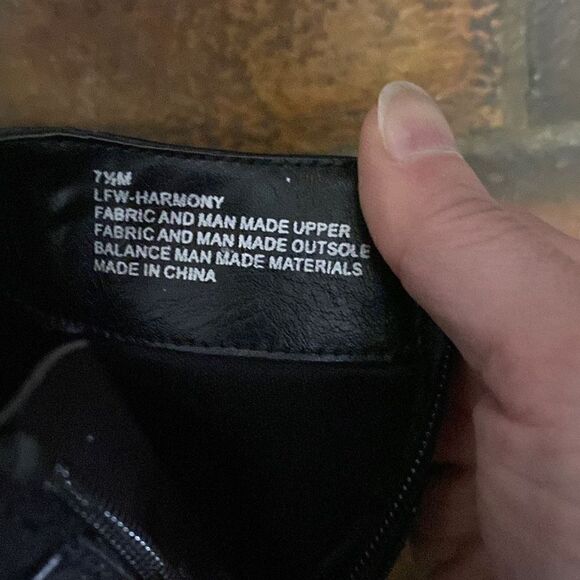 London Fog collection water resistant black ankle boots LFW-HARMONY size 7 NEW - Picture 12 of 13